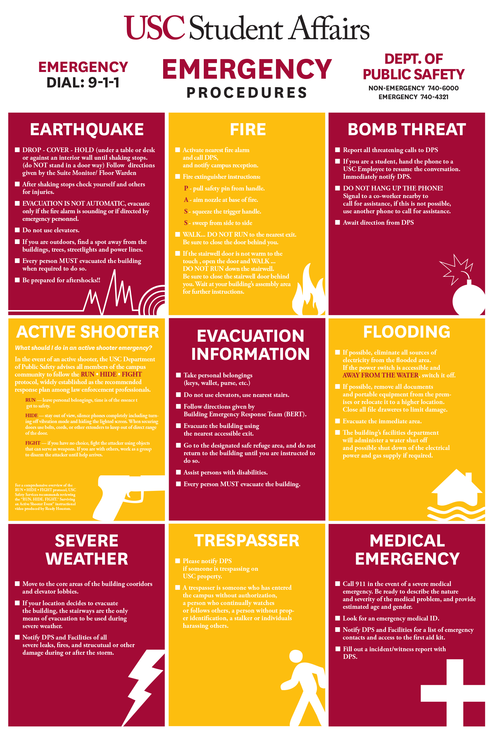 Student Affairs Emergency Procedures